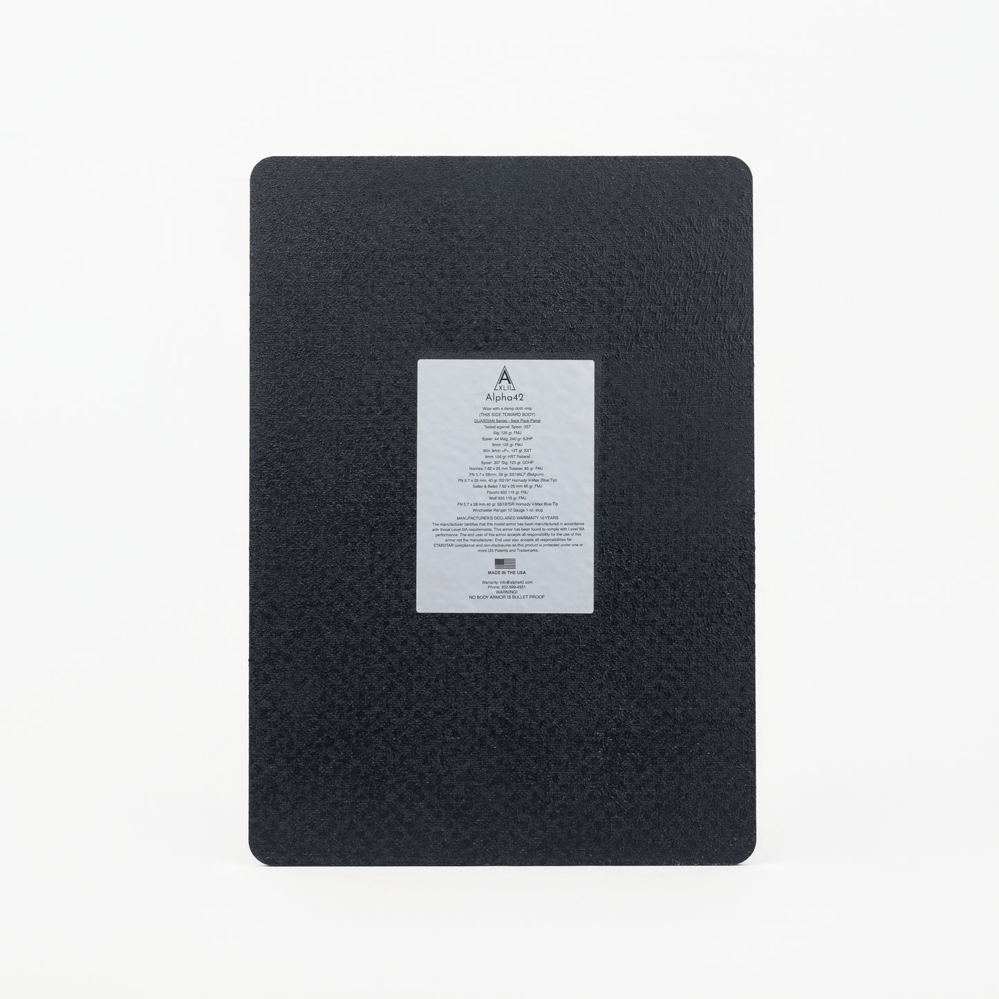GUARDIAN™ Backpack Panel